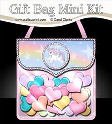 3D Gift Bag Mini Kit - My Cute Little Unicorn