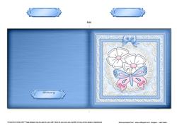 Fluttery Butterfly Cut and Fold Card