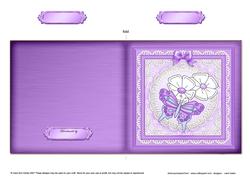 Fluttery Butterfly Cut and Fold Card
