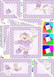 Ballet Teddy Quick Card Twisted Spiral Side Stacker