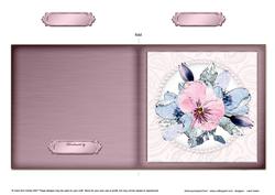 Posy and Pearls Cut and Fold Card