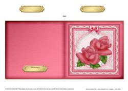 Just Roses Cut and Fold Card