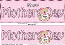Large DL HAPPY MOTHERS DAY NAN 3D decoupage