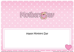 Large DL HAPPY MOTHERS DAY NAN insert
