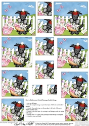 Hamish Scottie Dog Twisted Pyramage sheet