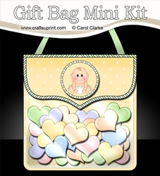 3D Gift Bag Mini Kit - Cute Little New Baby