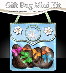 3D Easter Bunny Gift Bag Mini Kit