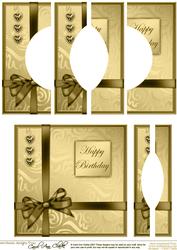 Elegant Flourish Quick Card with Circular Side Stacker