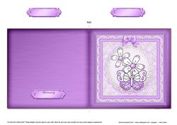 Fluttery Butterfly - Quick Cut and Fold Card