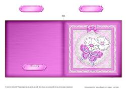 Fluttery Butterfly Cut and Fold Card