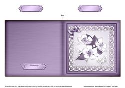 Apple Blossom Cut and Fold Card