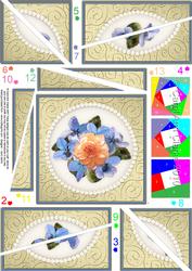 Flowers and Pearls Quick Card Twisted Spiral Side Stacker