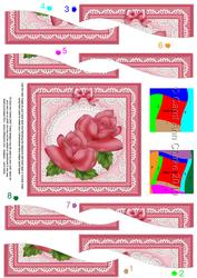 Just Roses Quick Card with Wavy Spiral Side Stacker