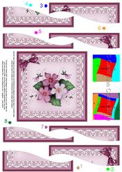 Pretty Viola Quick Card with Wavy Spiral Side Stacker