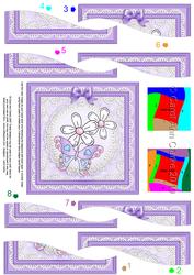 Fluttery Butterfly Quick Card with Wavy Spiral Side Stacker