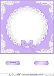 8 x 8 Pearls and Lace Card Front
