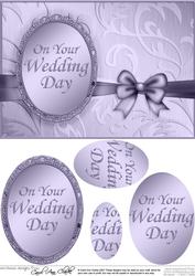 A5 Elegant Metallic Greeting Quick Card with Pyramage