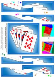 Playing Cards Quick Card with Wavy Spiral Side Stacker
