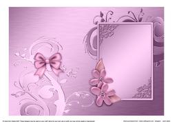 Flowers with Diamonds Matching Insert 5 x 7 Portrait