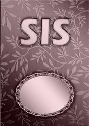 Elegant Metallic Words Matching Insert A5 Landscape