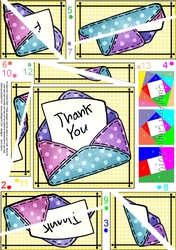 Patchwork Letter Twisted Spiral Side Stacker