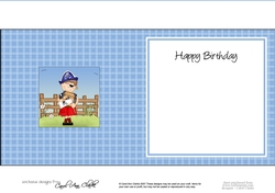 Boyz Joze Pirate & Postbox matching square insert