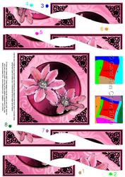 Clematis Quick Card with Wavy Spiral Side Stacker