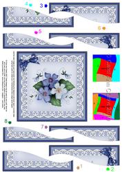 Viola Quick Card with Wavy Spiral Side Stacker