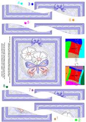 Fluttery Butterfly Quick Card with Wavy Spiral Side Stacker
