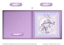 Dreamy Dragonfly Cut and Fold Quick Card