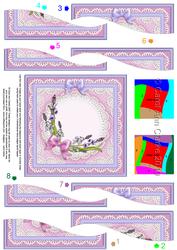 Bluebells Quick Card with Wavy Spiral Side Stacker