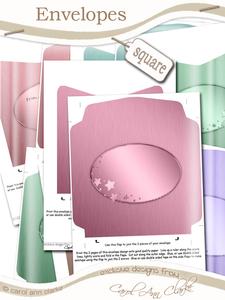 Metallic Age Matching Square Envelope Kit