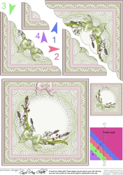 Bluebells Scallop Corner side stacker Topper