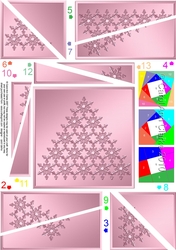 Christmas Snowflake Tree Twisted Spiral Side Stacker