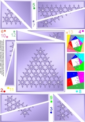 Christmas Snowflake Tree Twisted Spiral Side Stacker