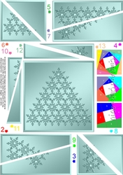 Christmas Snowflake Tree Twisted Spiral Side Stacker