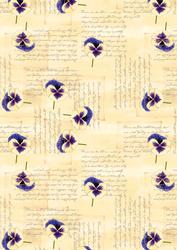 Pansy, Lace and Pearls Matching Backing Paper
