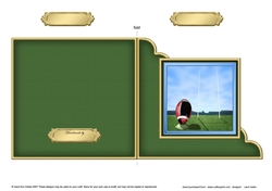Rugby Quick Cut and Fold Corner Card 