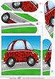 Funky Painted Car Fan Pyramage Topper