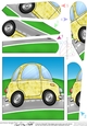 Funky Painted Car Fan Pyramage Topper