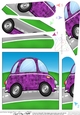 Funky Painted Car Fan Pyramage Topper