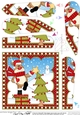 Christmas Rudolph Fan Pyramage Topper
