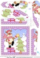Christmas Rudolph Fan Pyramage Topper