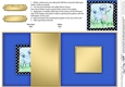 Cute Poodle Dog No-hole Fold Back Card