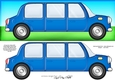 Large DL Stretch Limo Quick Card with 3D decoupage