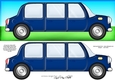 Large DL Stretch Limo Quick Card with 3D decoupage