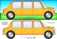 Large DL Stretch Limo Quick Card with 3D decoupage