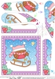 Christmas Fan Pyramage Topper - Bobbin Robin
