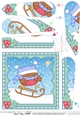 Christmas Fan Pyramage Topper - Bobbin Robin