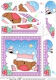 Christmas Fan Pyramage Topper - Bobbin Robin